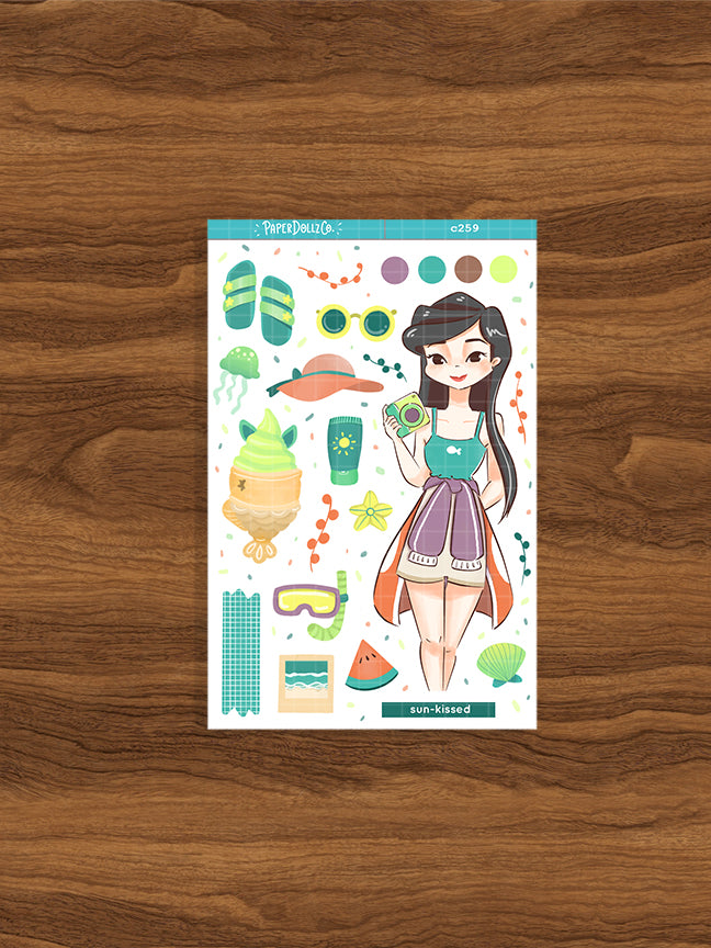 Sun-kissed | Summer Princess | Collections Stickers | C259