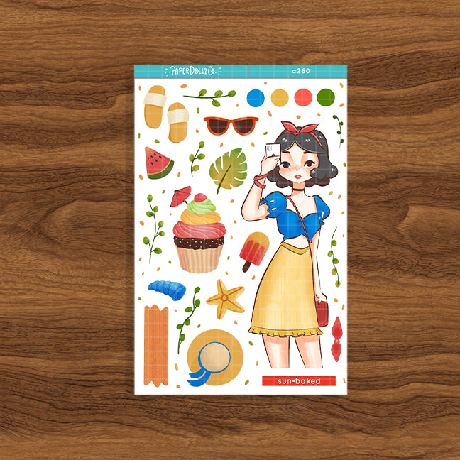 Sun-baked | Summer Princess | Collections Stickers | C260