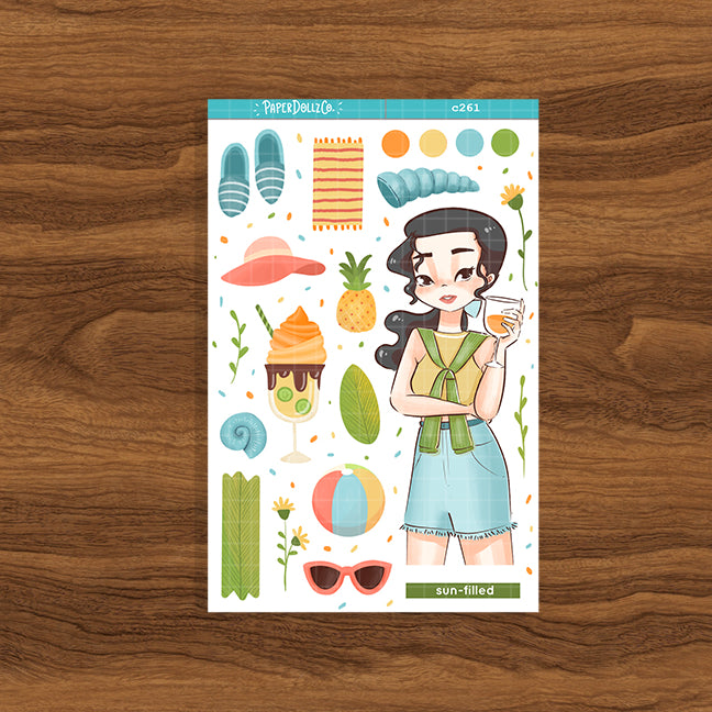 Sun-filled | Summer Princess | Collections Stickers | C261