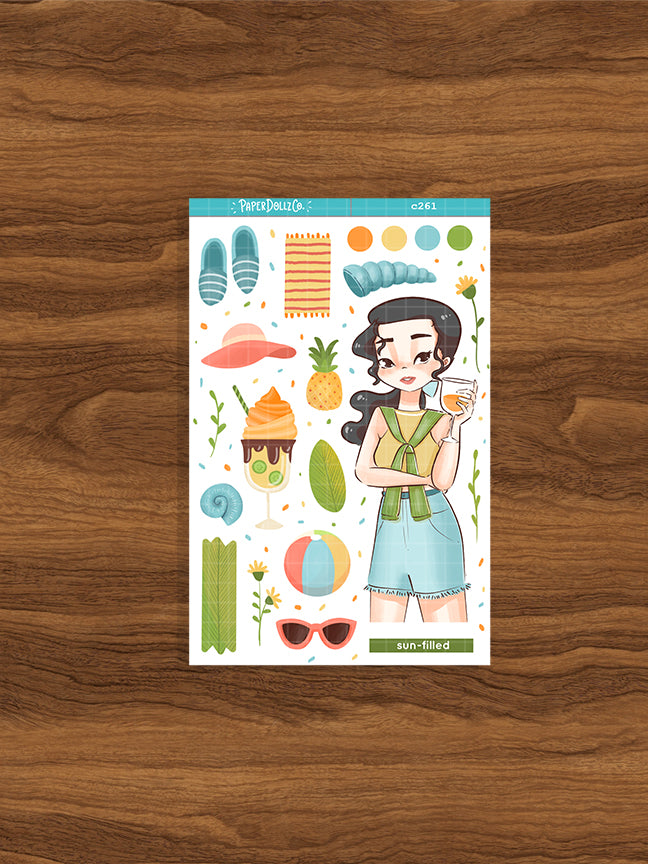 Sun-filled | Summer Princess | Collections Stickers | C261
