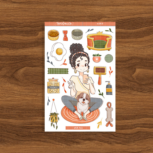 Shih Tzu | Fur In Love | Collections Stickers | C263