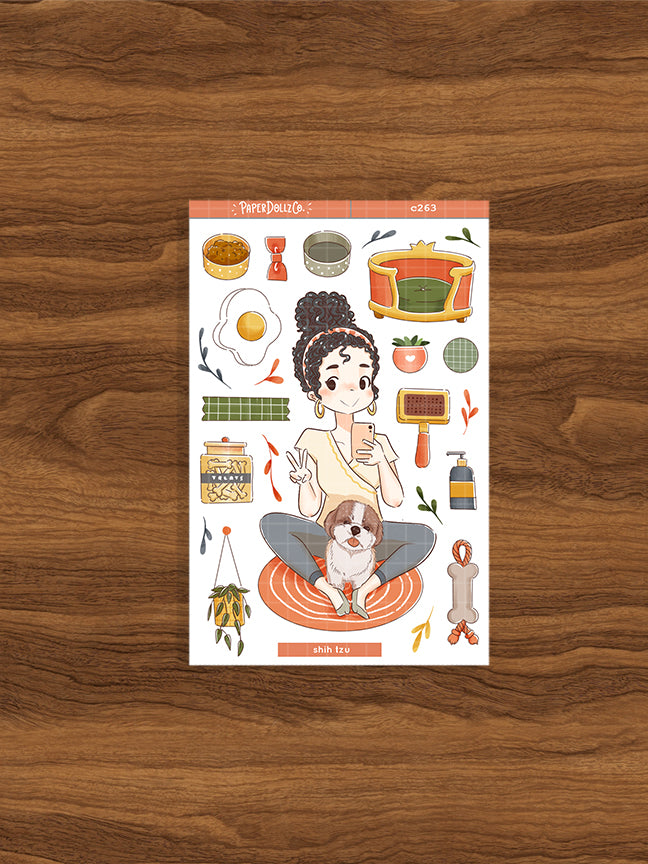 Shih Tzu | Fur In Love | Collections Stickers | C263
