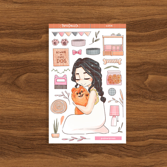 Pomeranian | Fur In Love | Collections Stickers | C264