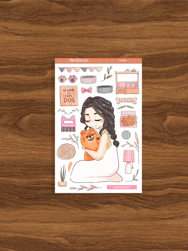 Pomeranian | Fur In Love | Collections Stickers | C264