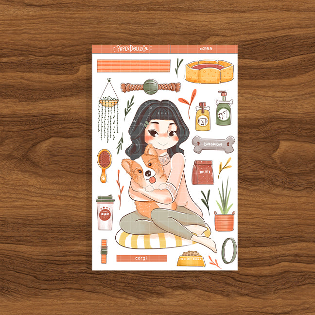 Corgi | Fur In Love | Collections Stickers | C265