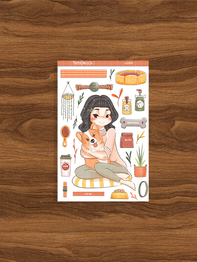 Corgi | Fur In Love | Collections Stickers | C265
