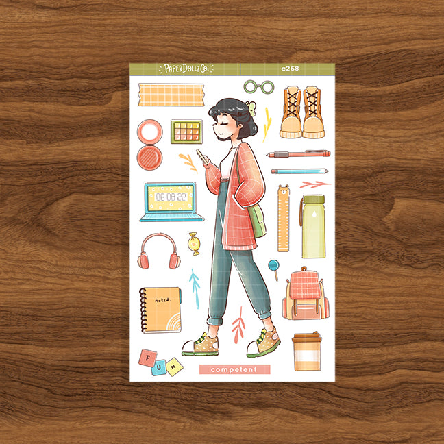 Competent Student | School Is Cool | Collections Stickers | C268