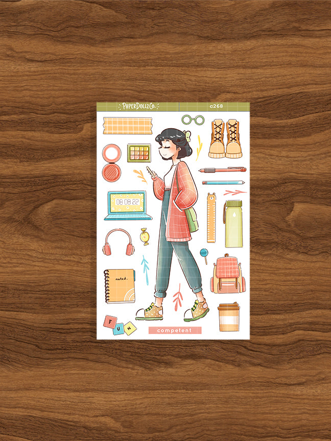 Competent Student | School Is Cool | Collections Stickers | C268