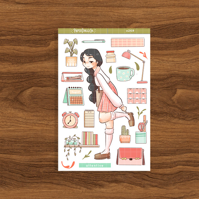 Attentive Student | School Is Cool | Collections Stickers | C269