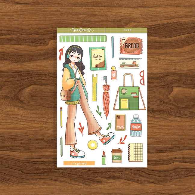 Inspired Student | School Is Cool | Collections Stickers | C270