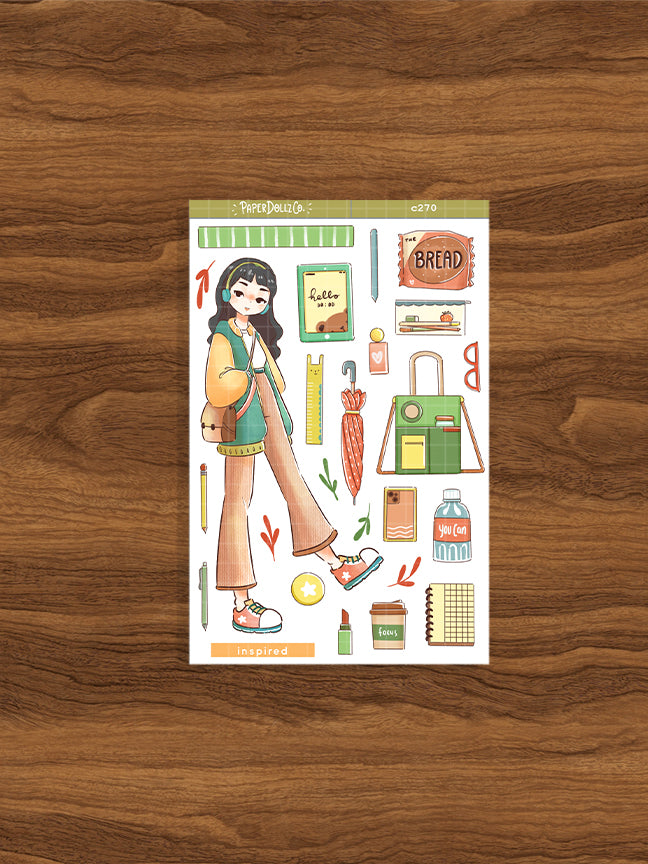 Inspired Student | School Is Cool | Collections Stickers | C270