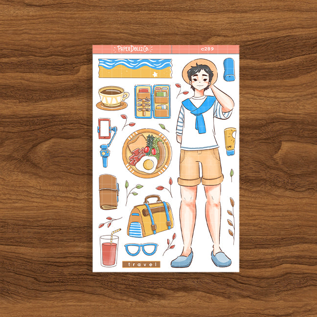 Travel Guy | Crush Confessions | Collections Stickers | C289