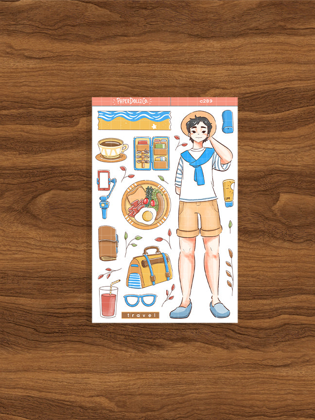 Travel Guy | Crush Confessions | Collections Stickers | C289