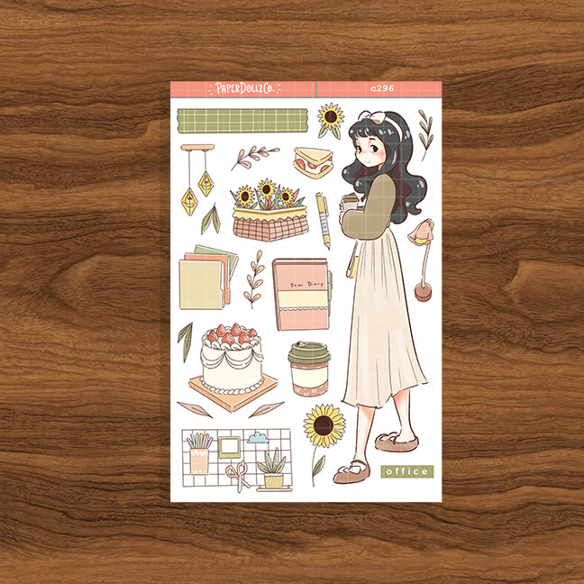 Office Girl | Story of Us | Collections Stickers | C296