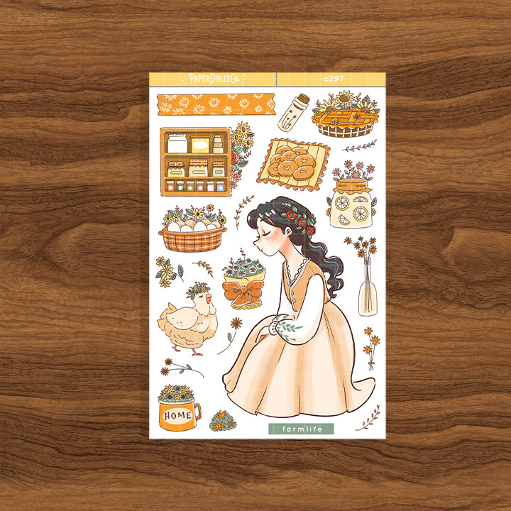 Farmlife | The Pretty Petal | Collections Stickers | C297