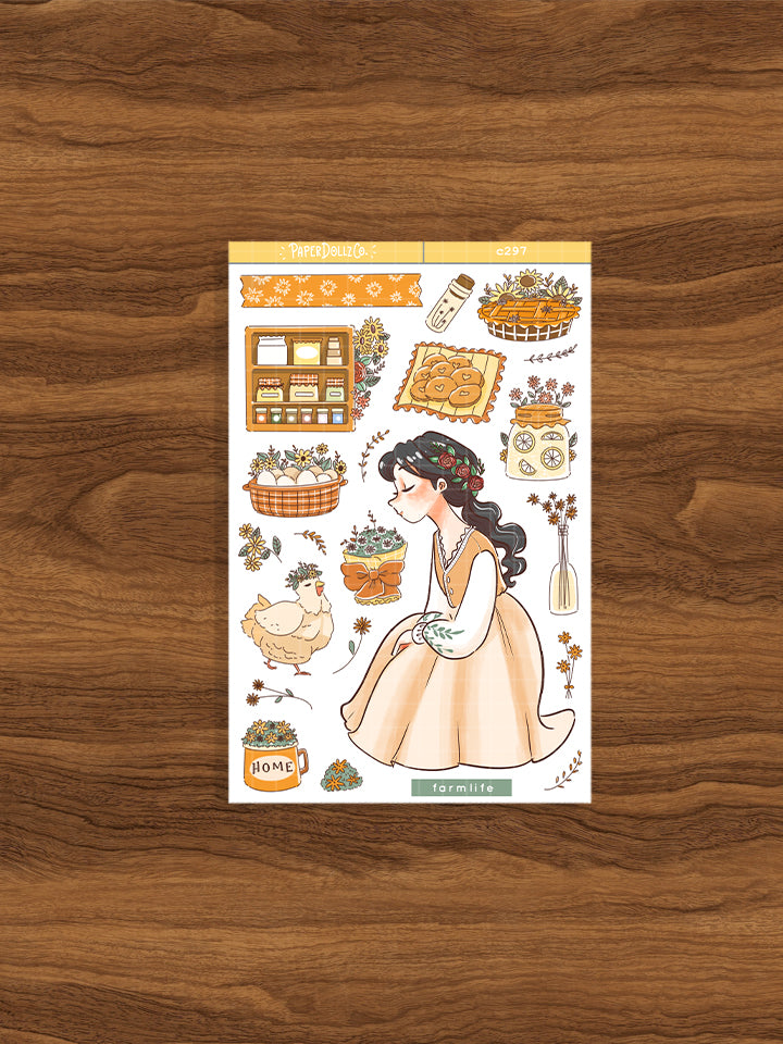 Farmlife | The Pretty Petal | Collections Stickers | C297