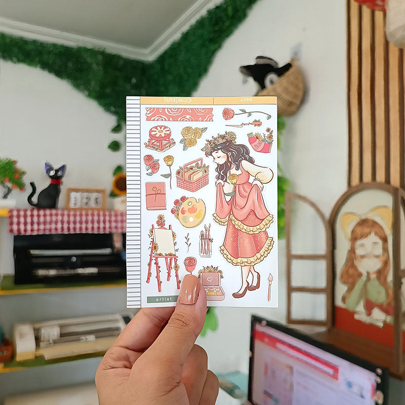 Artist | The Pretty Petal | Collections Stickers | C298