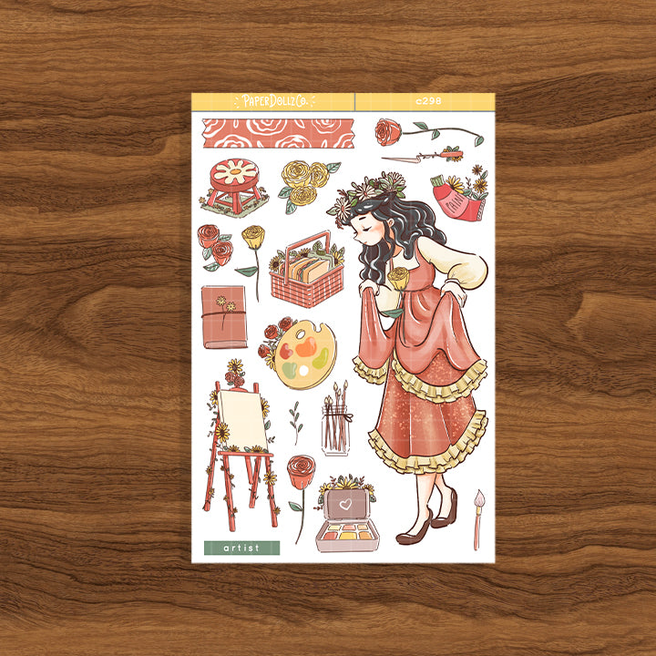 Artist | The Pretty Petal | Collections Stickers | C298