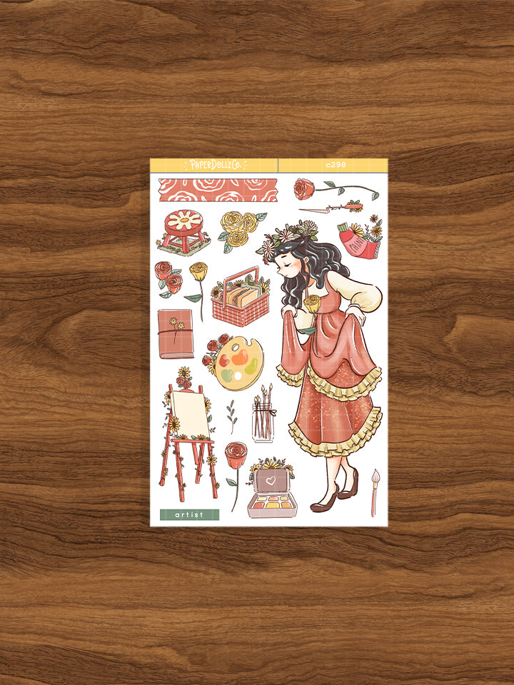 Artist | The Pretty Petal | Collections Stickers | C298