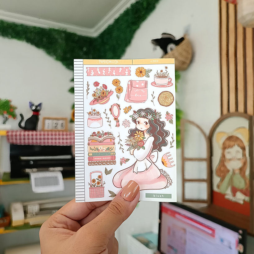 Blush | The Pretty Petal | Collection Stickers | C300
