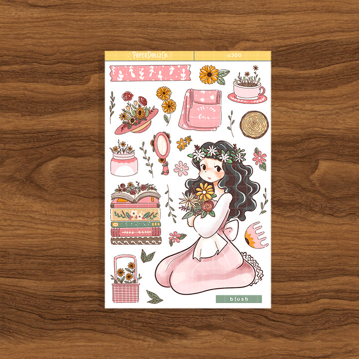 Blush | The Pretty Petal | Collection Stickers | C300