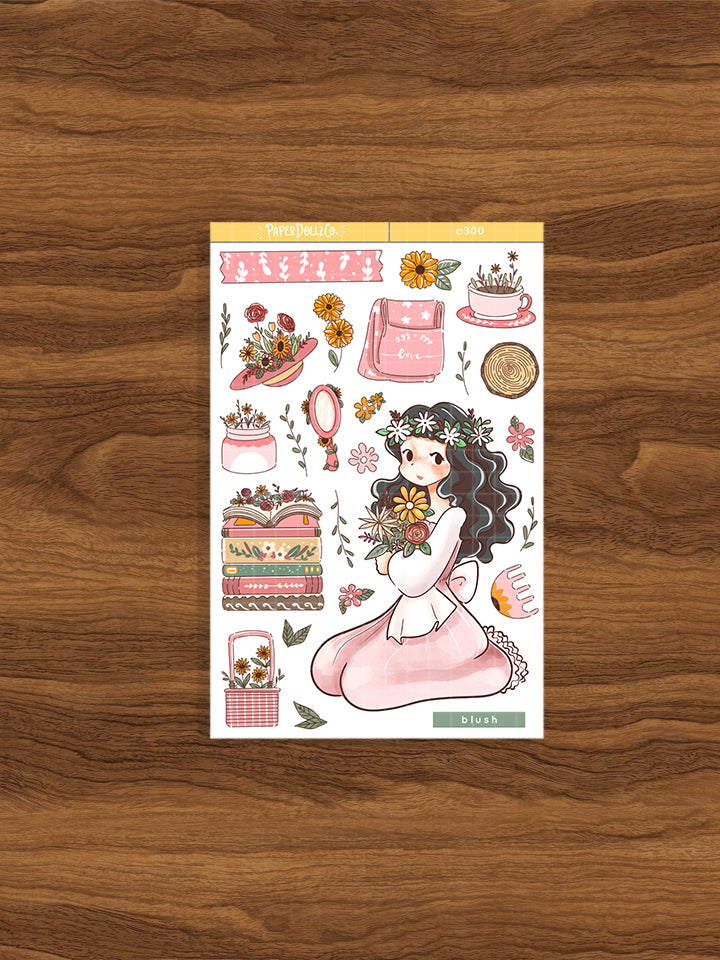 Blush | The Pretty Petal | Collection Stickers | C300