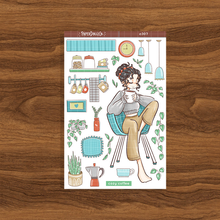 Cozy Coffee | Home Buddy | Collections Stickers | C307
