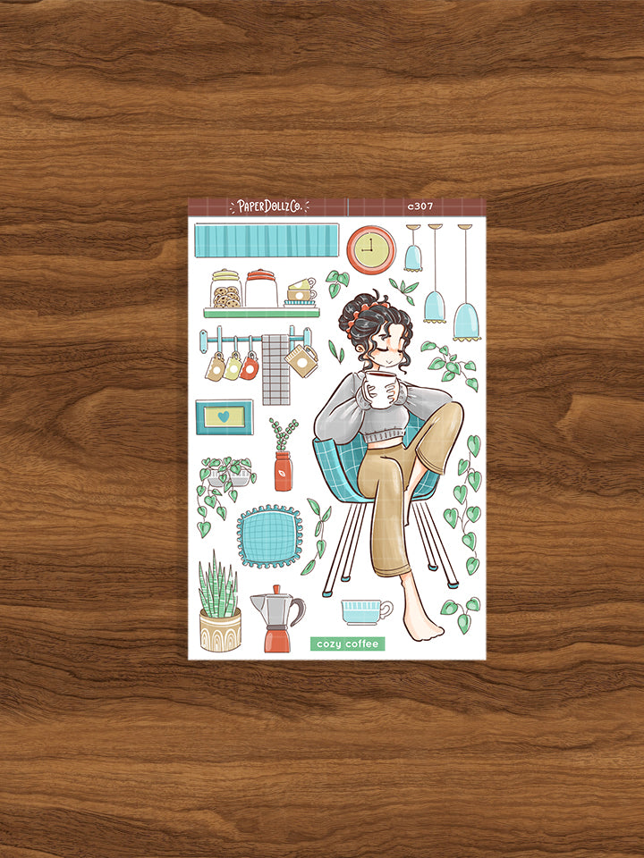 Cozy Coffee | Home Buddy | Collections Stickers | C307