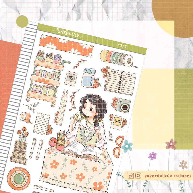 Planning | Love Yourself | Collections | Paperdollzco Planner Stickers | C313