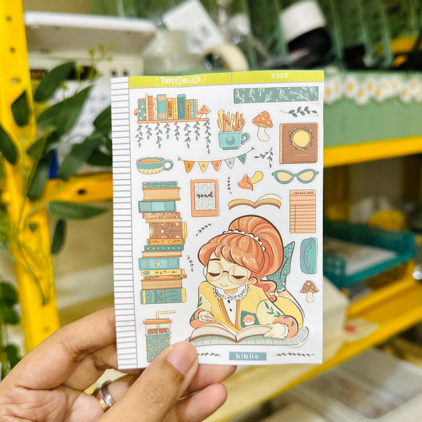 Biblio| Love Yourself | Collections | Paperdollzco Planner Stickers | C315