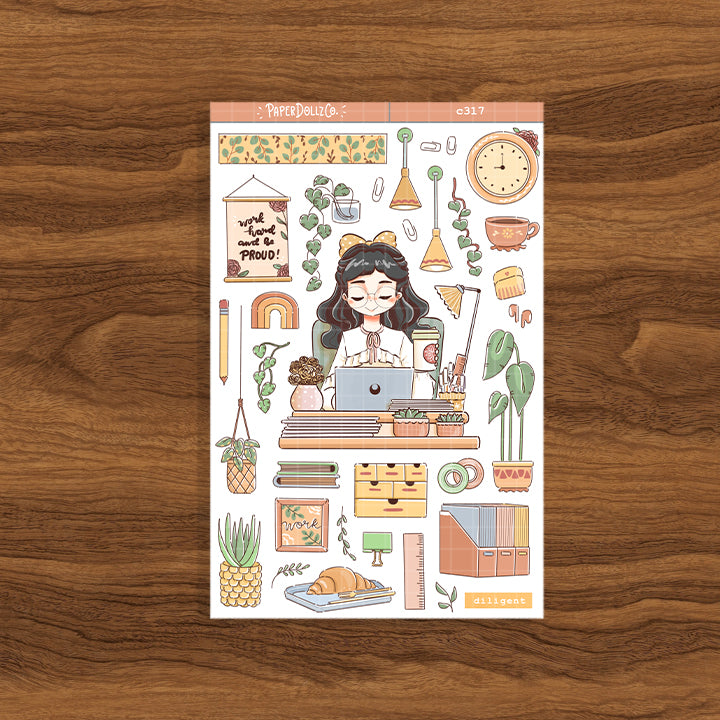 Diligent | Working Women | Collections Stickers | C317