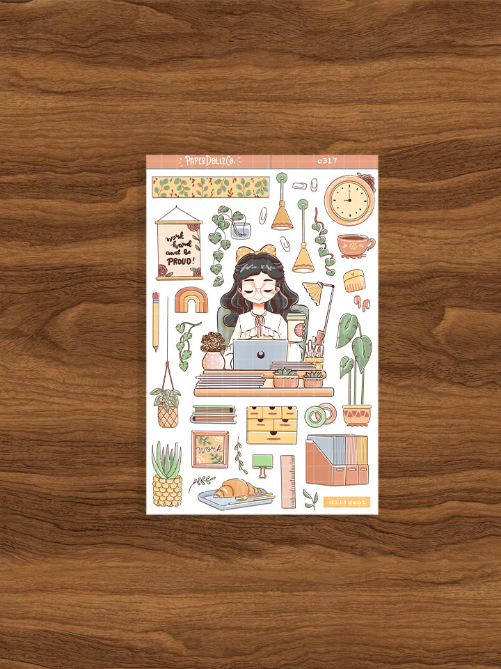 Diligent | Working Women | Collections Stickers | C317