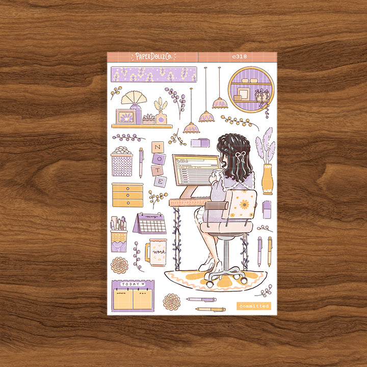 Committed | Working Women | Collections Stickers | C318