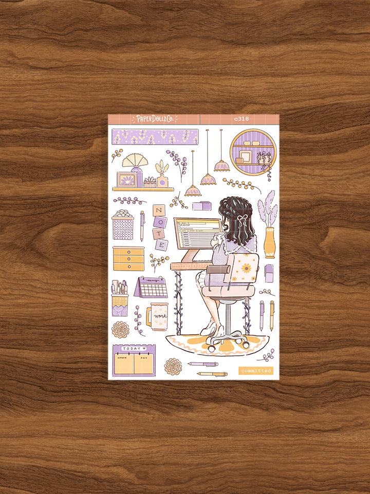 Committed | Working Women | Collections Stickers | C318