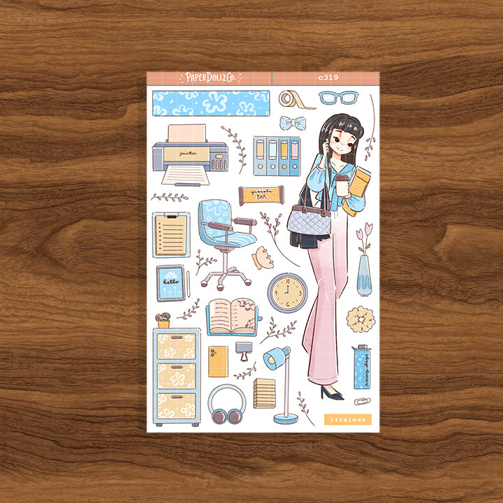 Tireless | Working Women | Collections Stickers | C319