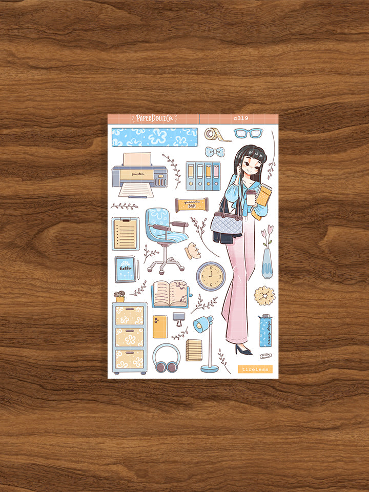 Tireless | Working Women | Collections Stickers | C319