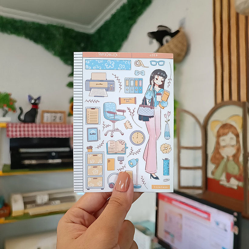 Tireless | Working Women | Collections Stickers | C319