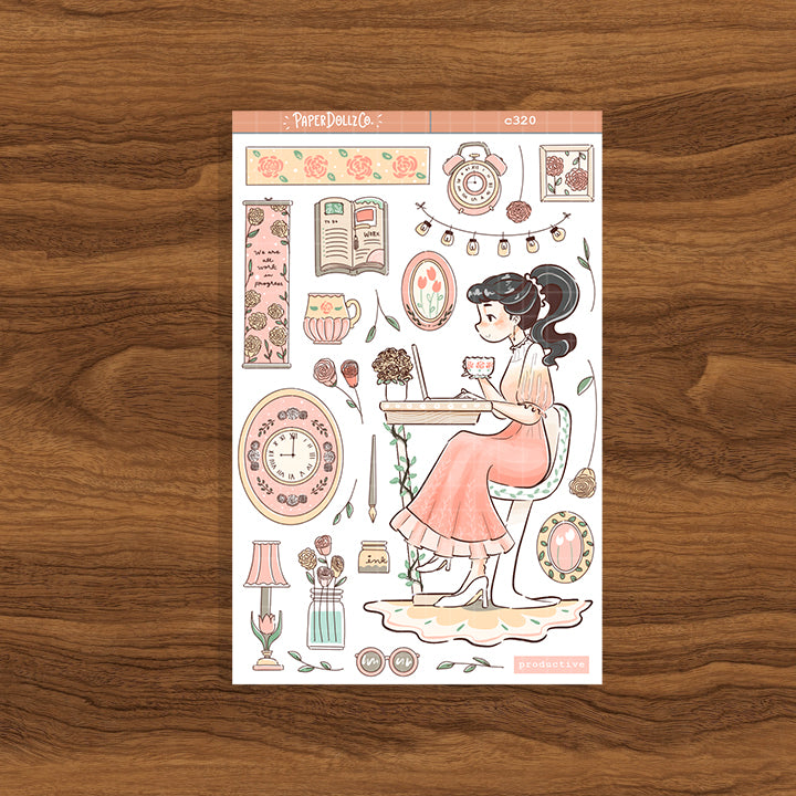 Productive | Working Women | Collection Stickers | C320