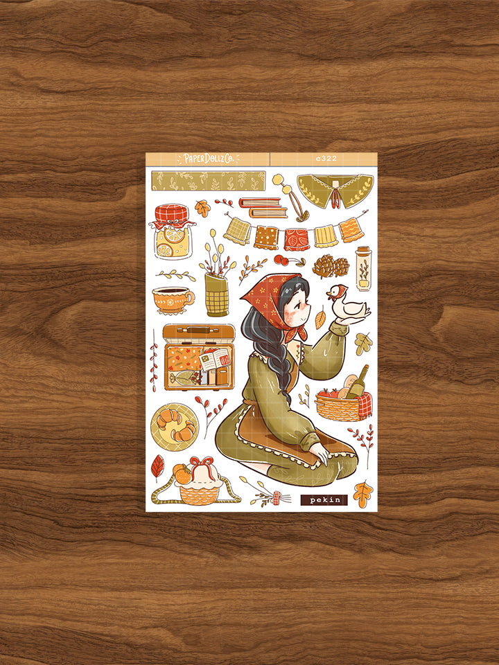 Pekin | Birds of Autumn | Collections Stickers | C322