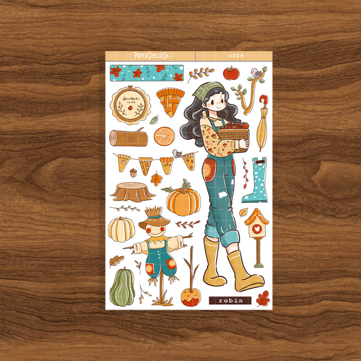Robin | Birds of Autumn | Collections Stickers | C326
