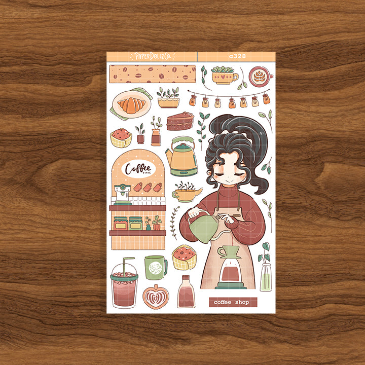 Coffee Shop | True Passion | Collections Stickers | C328