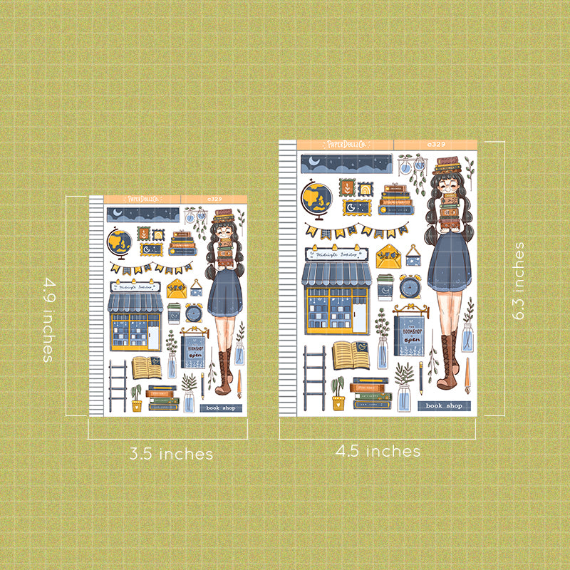 Book Shop| True Passion | Collections | Paperdollzco Planner Stickers | C329