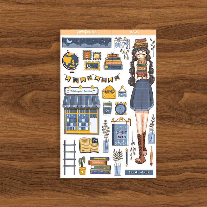 Book Shop | True Passion | Collections Stickers | C329