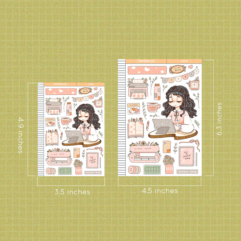 Sticker Shop| True Passion | Collections |  Paperdollzco Planner Stickers | C331