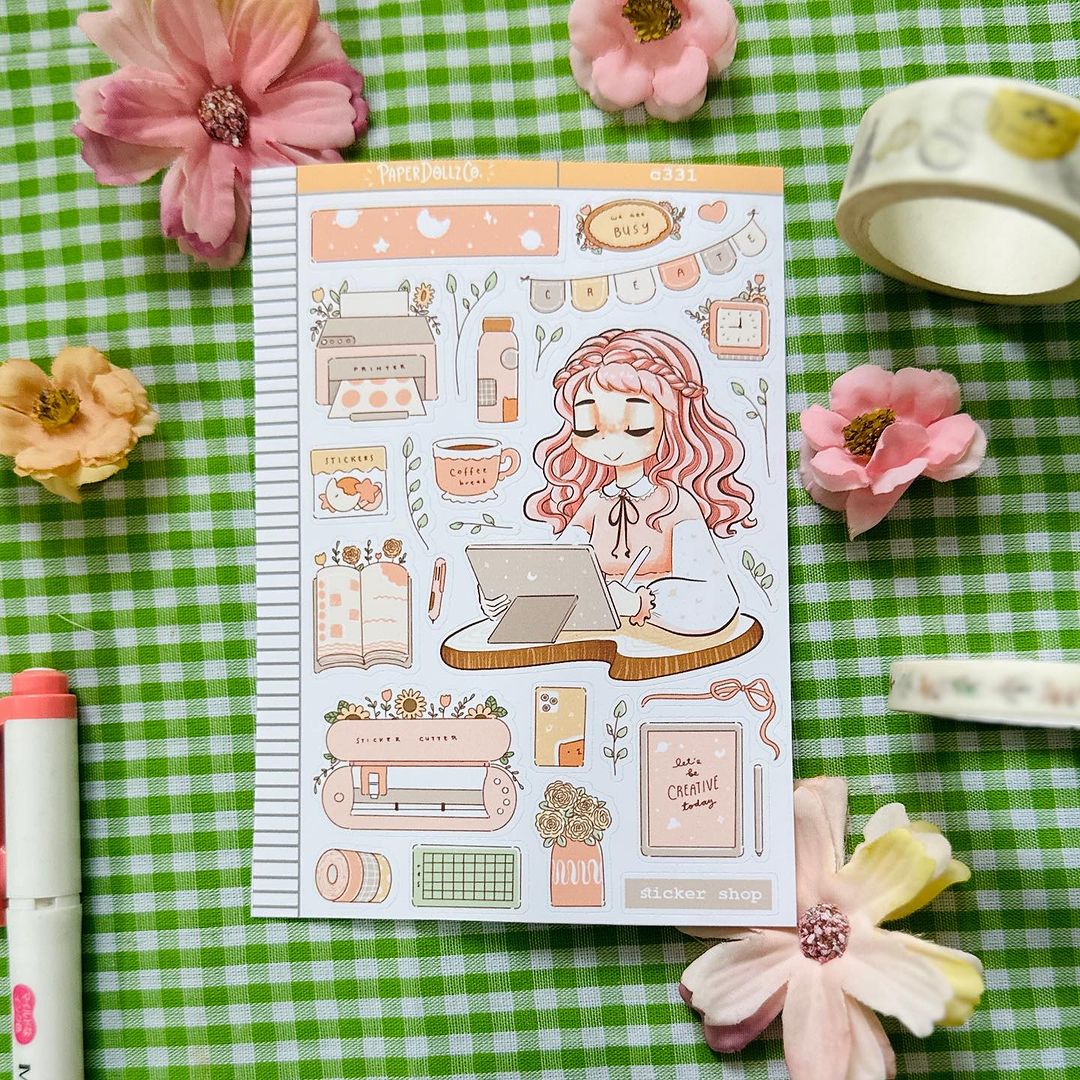 Sticker Shop| True Passion | Collections |  Paperdollzco Planner Stickers | C331