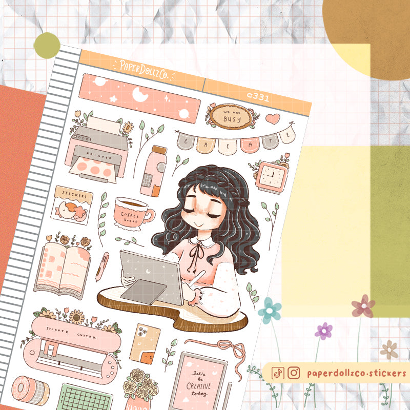 Sticker Shop| True Passion | Collections |  Paperdollzco Planner Stickers | C331