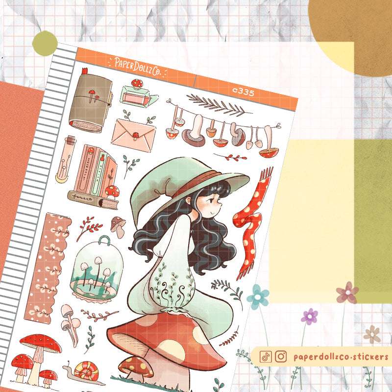Forest Enchanted Paperdollzco Planner Stickers | C335