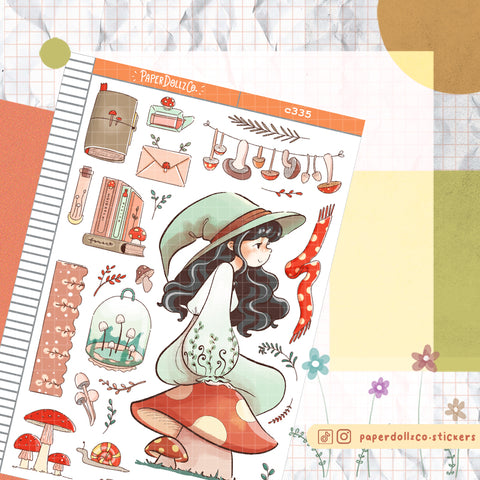 Forest Enchanted Paperdollzco Planner Stickers | C335