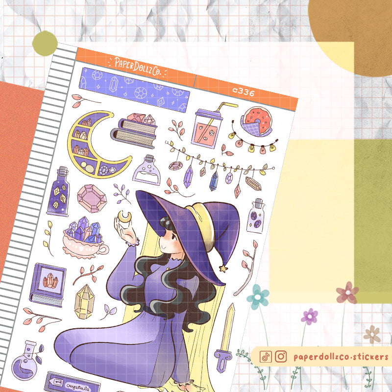 Crystal| Enchanted | Collections | Paperdollzco Planner Stickers | C336