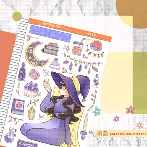Crystal Enchanted Paperdollzco Planner Stickers | C336
